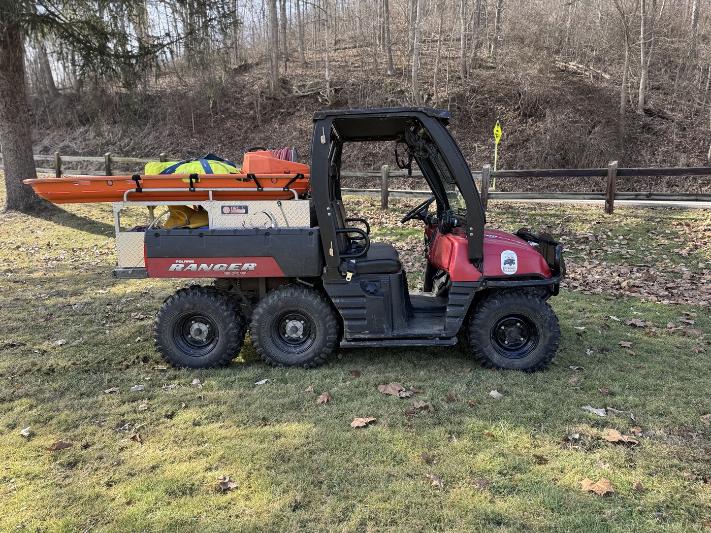RTFD Polaris Ranger 6x6 rescue UTV